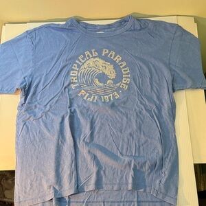 Blue Tropical Paradise Graphic T-Shirt, Old Navy